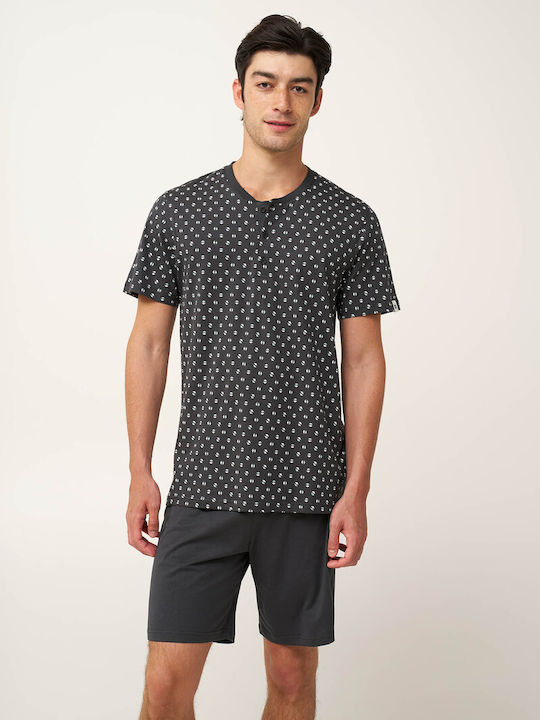 Vamp Summer Men's Pyjama Gray