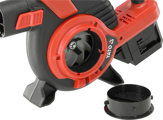 Yato Laubbläser / Sauger Handheld Akku 18V Solo mit Lautstärkeregelung & Maximaler Luftgeschwindigkeit 270km/h