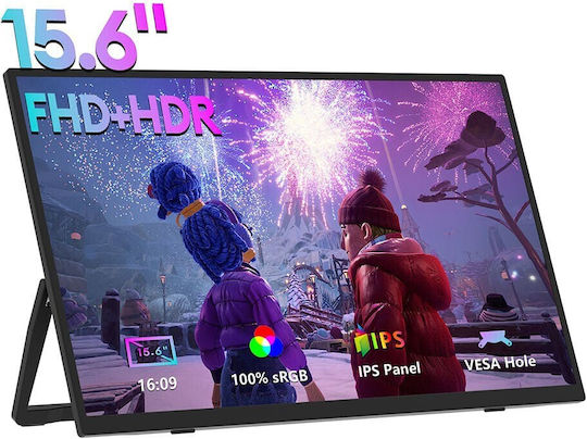 Zeuslap IPS Portable Monitor 15.6" FHD 1920x1080