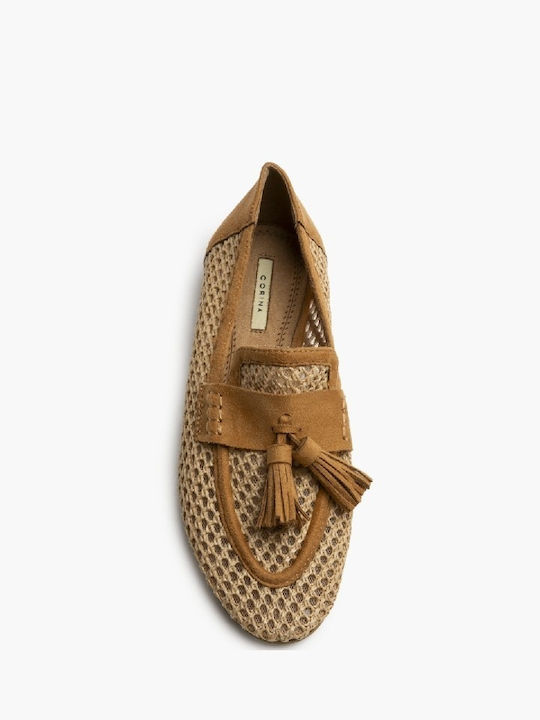 Women's Moccasins in Brown Color