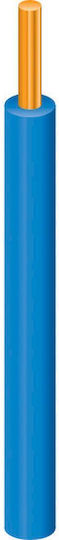 Geyer Geyer NYA Netzkabel mit Kabeleigenschaften 1x4mm² in Blauer Farbe 1m