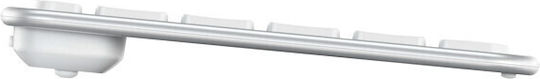 Satechi Slim EX1 Ασύρματο Bluetooth Πληκτρολόγιο Αγγλικό US Συμβατό με Mac Ασημί