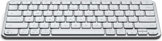 Satechi Slim EX1 Ασύρματο Bluetooth Πληκτρολόγιο Αγγλικό US Συμβατό με Mac Ασημί