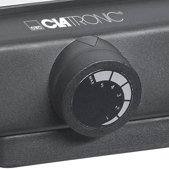 Clatronic BQ 3507 Настолна Електрическа Скара с Решетка 2000W с Регулируем Термостат 35.5x24.5см
