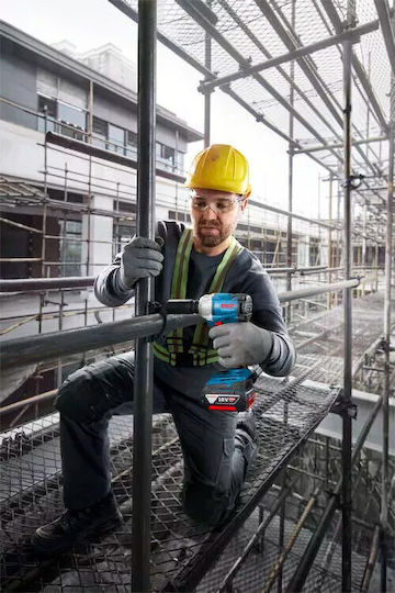 Bosch GDS 18V-350 Professional Brushless Μπουλονόκλειδο Μπαταρίας 18V Solo με Υποδοχή 1/2"