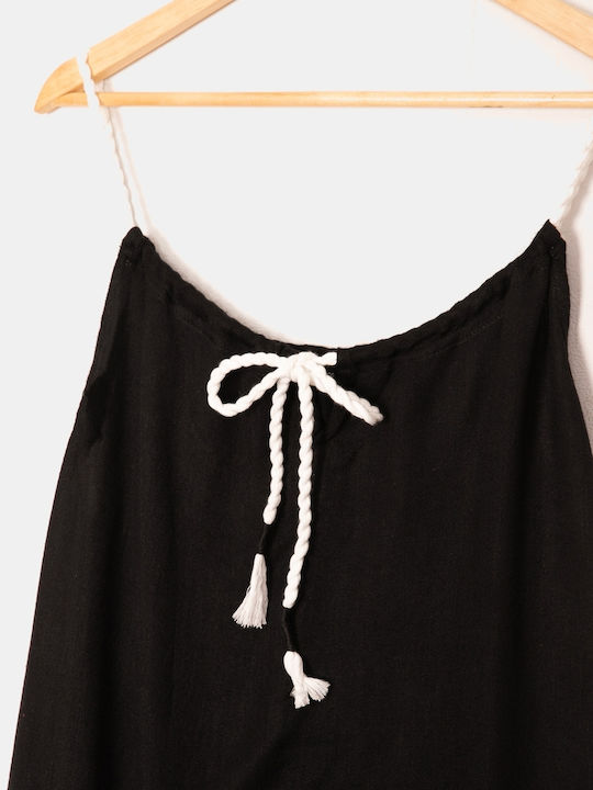 Rock Club Women's Beachwear Dress Black