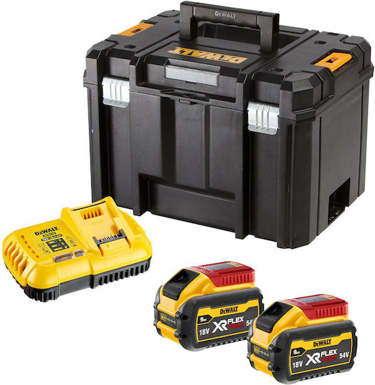 DEWALT DCS579X2 Kreissäge 54V 2x9Ah mit Staubabsaugsystem