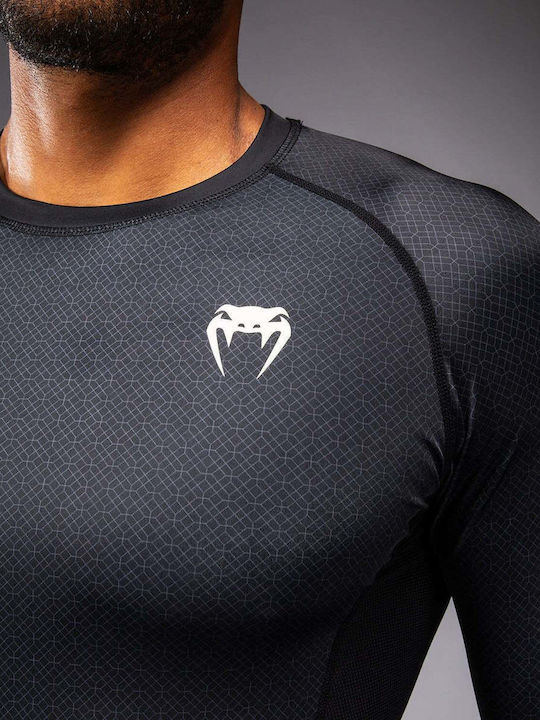 Venum Men's Long Sleeve Shirt VENUM-06051-004 for Jiu-Jitsu Blue