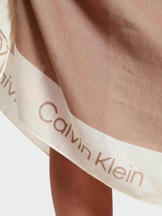 Calvin Klein Women's Scarf Brown