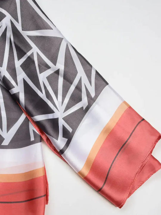Batic Pătrat Cu Imprimeu Geometric Multicolor