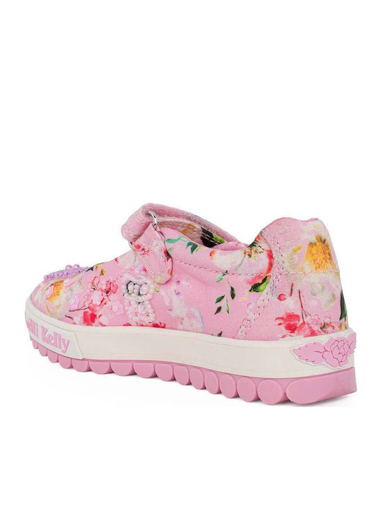 Kinder Pumps & Ballerinas Anatomische mit Schnürung Stoffballerinas Rosa