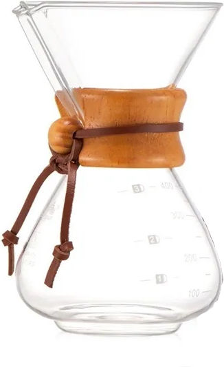 Feggrini Pour Over Glass Coffee Maker 400ml
