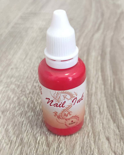 Airbrush Nail Ink Painting Colors for Nails Magenta 30ml in Fuchsia Color
