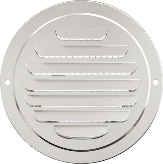 vidaXL Belüftungszubehör 4 Stück Silber 100 mm Edelstahl Silber 42019372