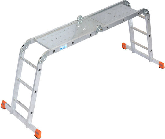 Krause Multipurpose Ladder 4x3 with Maximum Height 4.85m