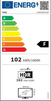 CHiQ Смарт Телевизор 65" 4K UHD QLED UJA65QM10GP HDR (2025)