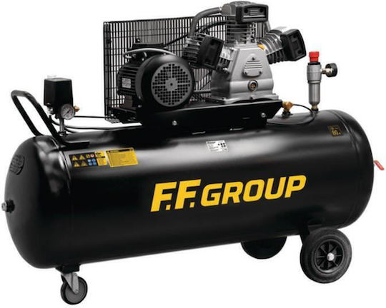 FFG AC-B 200/3MC HD Single-Phase Air Compressors 80dB with Power 3hp and Airtank 200lt 39831
