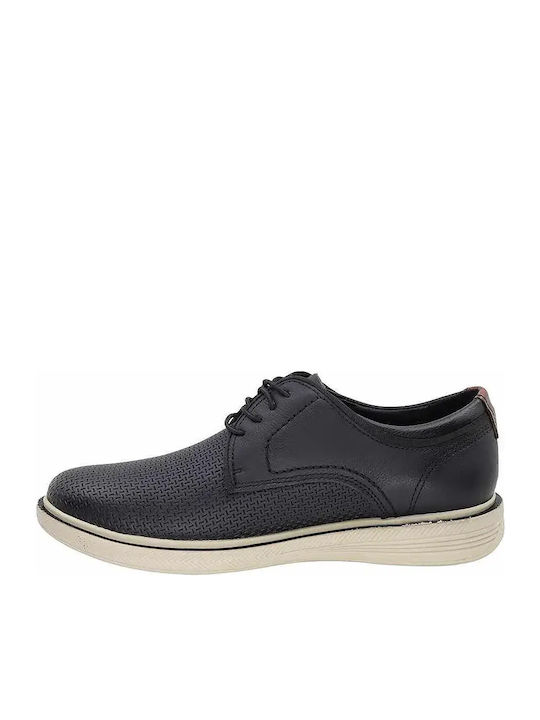 Leather Men's Casual Anatomic Blue Shoes