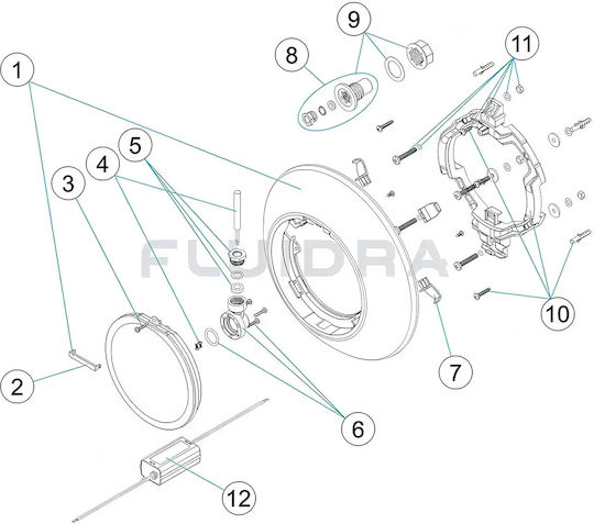 Astral Pool Flexislim Pool-Scheinwerfer mit Kaltweiß Licht 71214