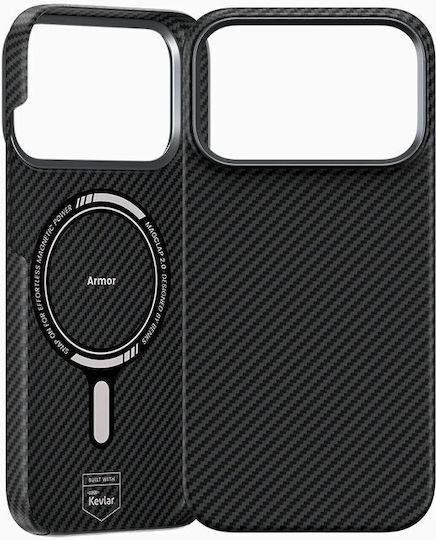 Armor Air 360 Vollschutz Aramidfasern Schwarz Handyhülle Für iPhone 17 Pro Max