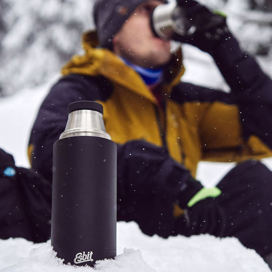 Esbit Sculptor Bottle Thermos Stainless Steel 500ml Black