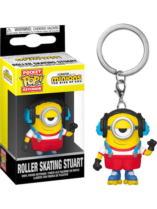 Funko Pocket Pop! Ключодържател Филми: Minions - Roller Skating Stuart 02
