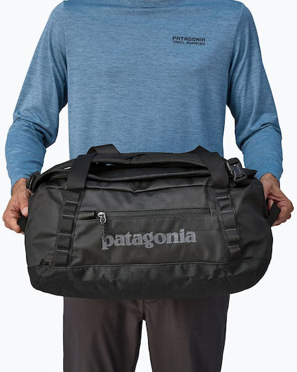 Patagonia Σακ Βουαγιάζ Πλάτης 40lt Μαύρο από Δερματίνη Π31.7εκ.