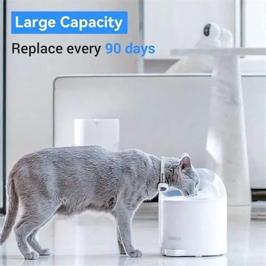 Catlink Πλαστικά Ανταλλακτικά Φίλτρα σε Λευκό Χρώμα για Catlink Pure 2 2τμχ