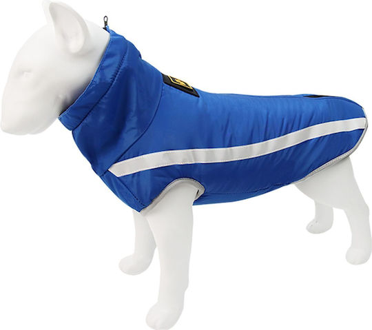 Animal Hundemantel Für Hunde Wasserdicht Winddicht Blau Mit Rückenlänge 72 cm