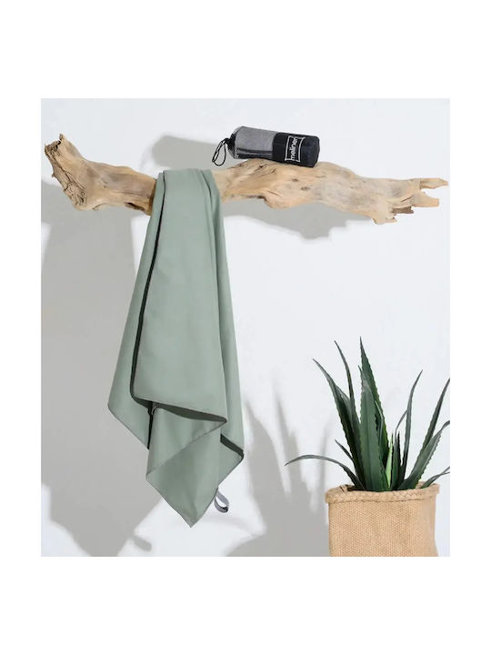 Melinen Gym Towel Microfiber Green 50x90cm