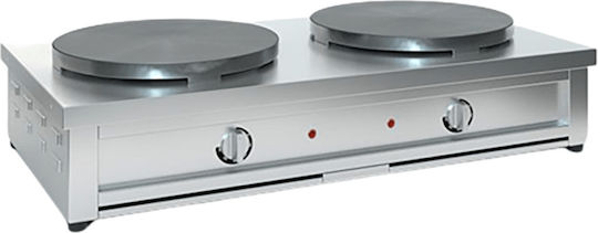 TzeTHan Φ35-2 Double Commercial Electric Crepe Maker 2.35kW with Ø35cm Heating Plate