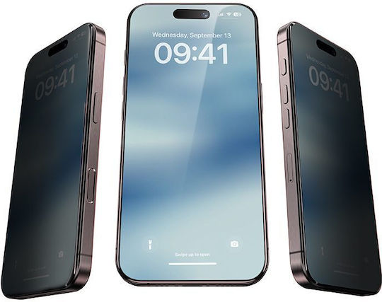 Benks Privacy Tempered Glass 10τμχ Μαύρο (iPhone 17 Pro)