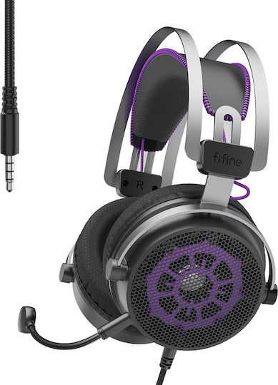 Fifine H18 Über Ohr Gaming-Headset mit Konnektivität 3,5 mm für PC / PS4 / PS5 / XBOX