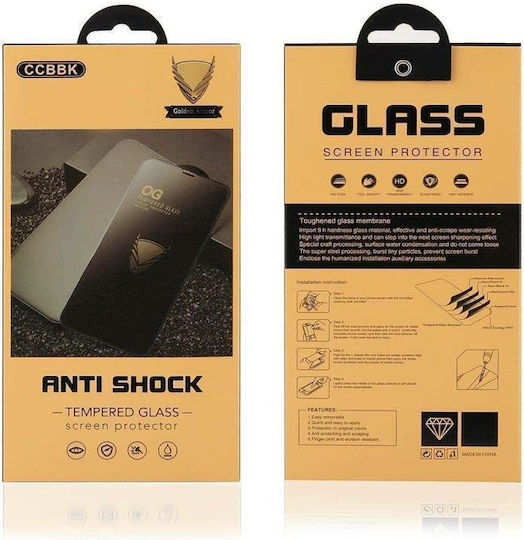 Anti Shock 0.26mm Full Face Tempered Glass Μαύρο (Galaxy A20s)