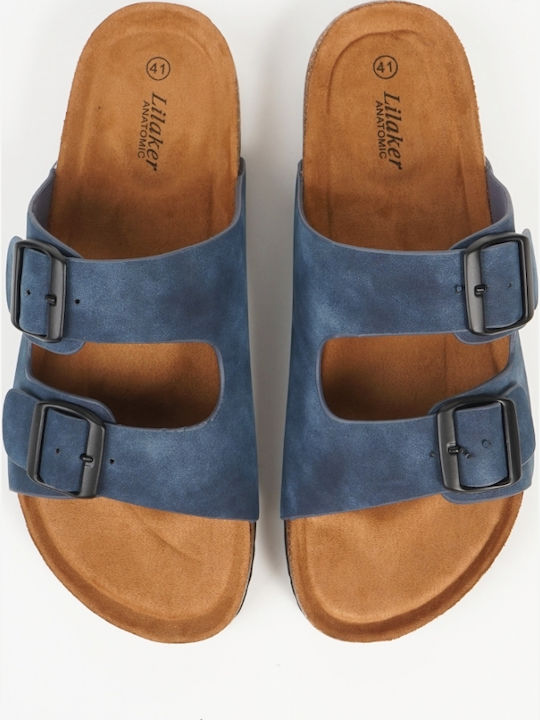 Men's Sandals In Blue Colour