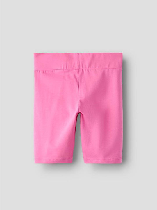 Kinderleggings Radfahren Kurz Rosa