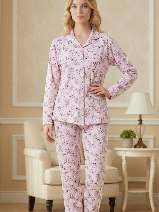 Winter Women's Pyjama Set Salmon