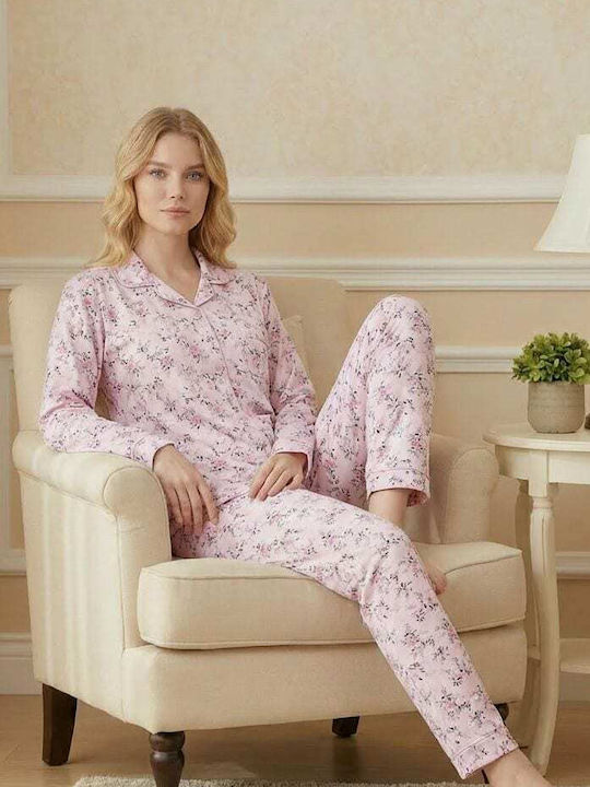 Winter Women's Pyjama Set Salmon