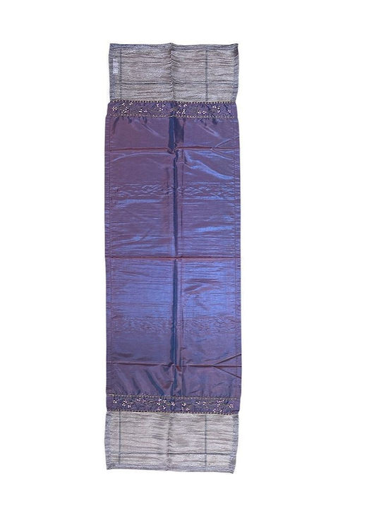 Limneos Ράνερ Μωβ-ασημί 40x150εκ.