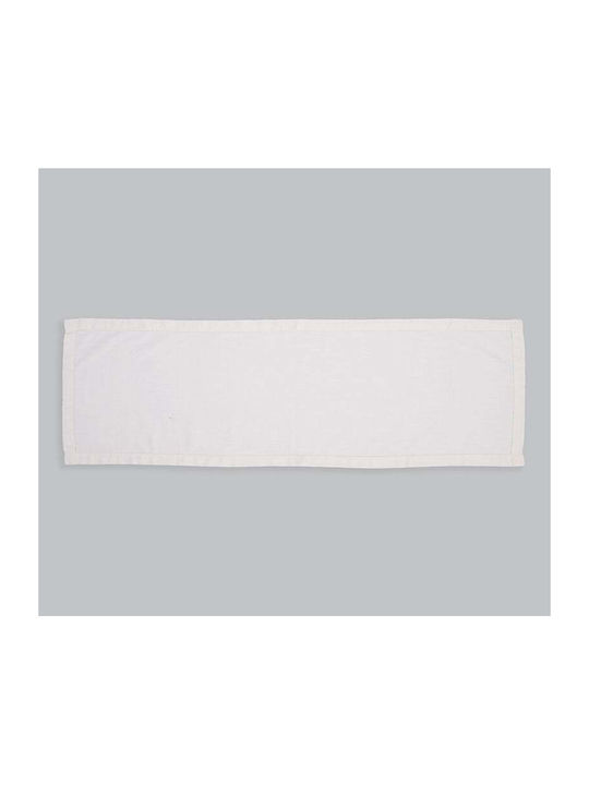 Nef-Nef Homeware Baumwoll Läufer Steady Ecru 45x140cm