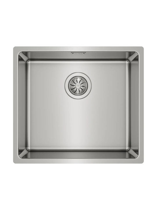 Teka Be Linea RS15 45.40 Υποκαθήμενος Νεροχύτης Inox Σατινέ Μ49xΠ44cm Ασημί