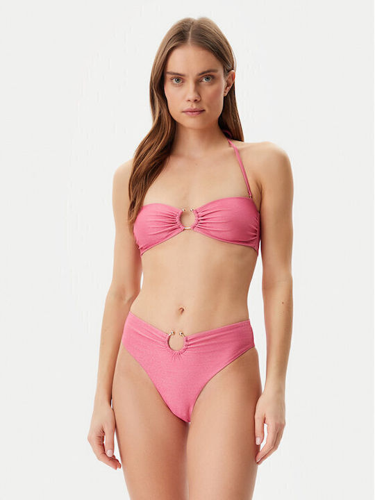 Trägerloses Bikinioberteil Rosa