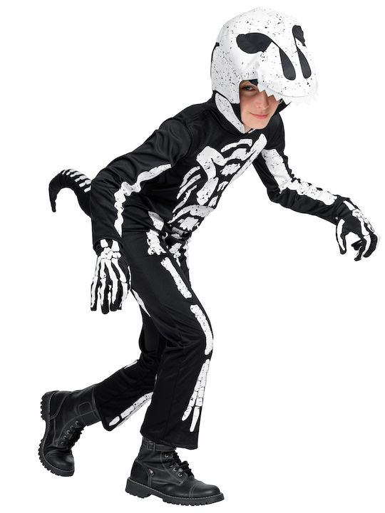 Children's Carnival Costume T-Rex Skeleton