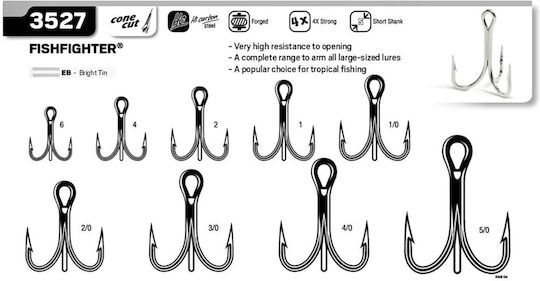 Cannelle Angelhaken Fish Fighter 3527 Eb #2/0