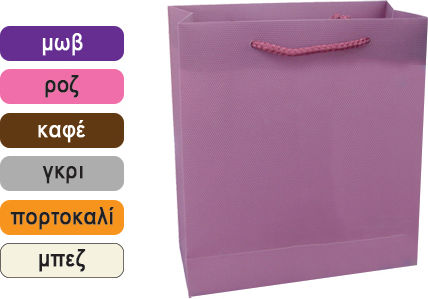 AGC Πλαστική Τσάντα για Δώρο 40x31x31εκ. 12τμχ (Διάφορα Χρώματα)