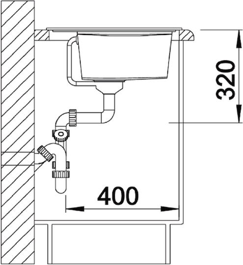 Blanco 526059 Drop-In със смесител Μ100xΠ51см Черно Blanco 526059 Drop-In със смесител Μ100xΠ51см Черно