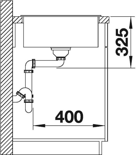 Blanco 523267 Drop-In със смесител Μ78xΠ50см Бял Blanco 523267 Drop-In със смесител Μ78xΠ50см Бял