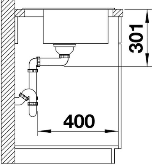 Blanco 526052 Drop-In със смесител Μ78xΠ51см Черно Blanco 526052 Drop-In със смесител Μ78xΠ51см Черно