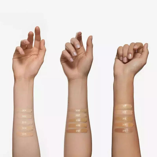Inglot Skin Focused Care Gesichts-Foundation Spf 50 Verdeckend Tiefes Bernstein 30ml