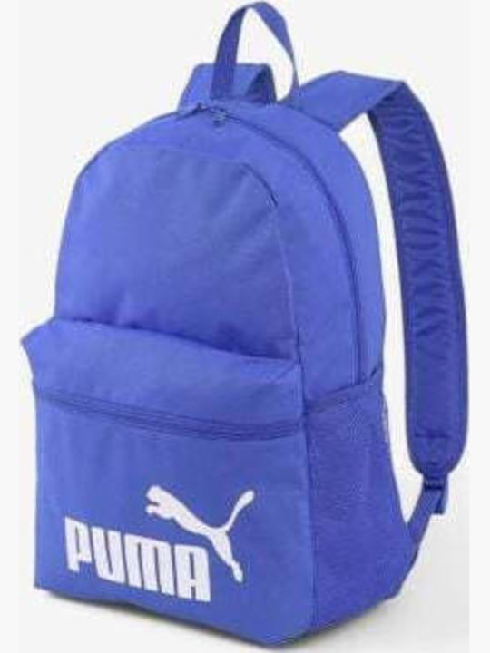 PUMA Phase Ученическа Раница Гимназия Синя с Джоб за Бутилка 22 Литра